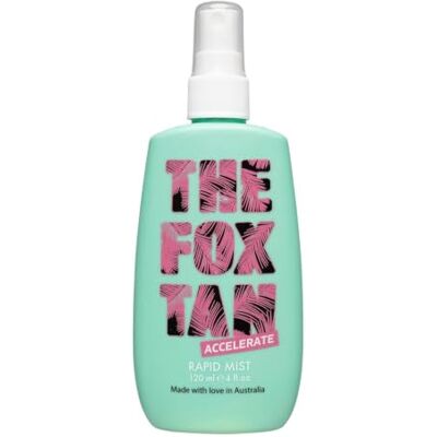The Fox Tan Rapid Tanning Mist – bruiningsversterker zonder zelfbruiner, bronzer spray voor het lichaam, onder de zon of in het solarium, 120 ml The Fox Tan Rapid Tanning Mist – bruiningsversterker zonder zelfbruiner, bronzer spray voor het lichaam, onder de zon of in het solarium, 120 ml
