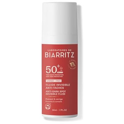 Laboratoire de Biarritz Laboratoires de Biarritz – onzichtbare vloeistof tegen vlekken SPF50+ – preventie en correctie van vlekken – lichte textuur – gezicht – alle huidtypes – 50 ml – gemaakt in Frankrijk Laboratoire de Biarritz Laboratoires de Biarritz – onzichtbare vloeistof tegen vlekken SPF50+ – preventie en correctie van vlekken – lichte textuur – gezicht – alle huidtypes – 50 ml – gemaakt in Frankrijk