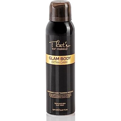 That'so Glam Body Mousse Extra Dark 125 ml – intensieve zelfbruiner voor het lichaam – langdurige natuurlijke bruining bronskleur – 150 ml That'so Glam Body Mousse Extra Dark 125 ml – intensieve zelfbruiner voor het lichaam – langdurige natuurlijke bruining bronskleur – 150 ml