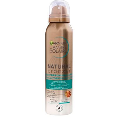 Garnier Ambre Solaire Zelfbruinende spray met abrikozenpitolie, gouden bruiningsversneller, 150 ml Garnier Ambre Solaire Zelfbruinende spray met abrikozenpitolie, gouden bruiningsversneller, 150 ml