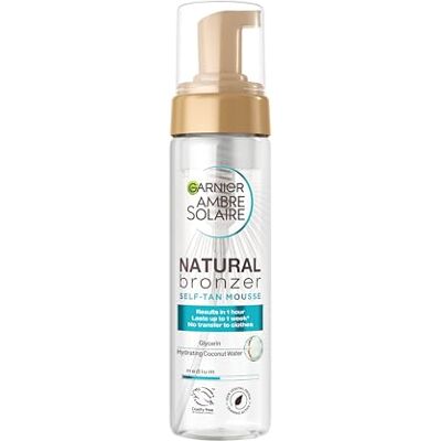 Garnier Natural Bronzer Self Tan Mousse Noix de Coco 1 Unité Garnier Natural Bronzer Self Tan Mousse Noix de Coco 1 Unité
