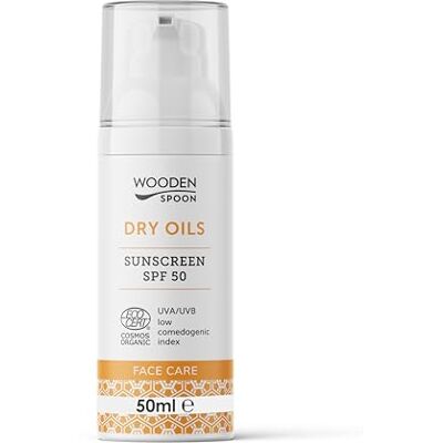 Wooden Spoon Organic Certifed Sunscreen Facial Lotion – 50 ml – 50 SPF – lage comedogene index – minerale filters – met onzichtbaar zink Wooden Spoon Organic Certifed Sunscreen Facial Lotion – 50 ml – 50 SPF – lage comedogene index – minerale filters – met onzichtbaar zink