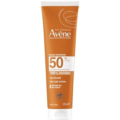 Avene THERMAAL WATER ZONNEMELK SPF 50 100 ML Avene THERMAAL WATER ZONNEMELK SPF 50 100 ML