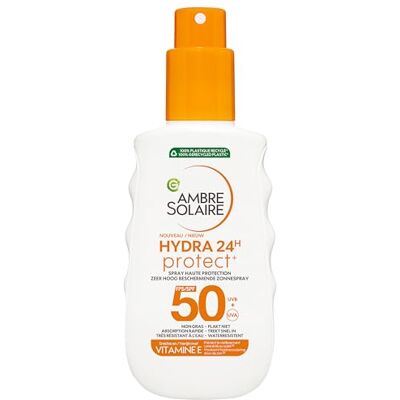 Ambre Solaire Garnier Hydra 24h Protect Hydraterende melkspray SPF 50 150 ml Ambre Solaire Garnier Hydra 24h Protect Hydraterende melkspray SPF 50 150 ml