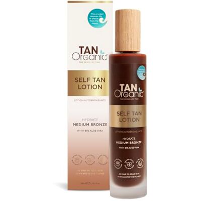 TanOrganic : Zelfbruinende en hydraterende lotion, 100 ml TanOrganic : Zelfbruinende en hydraterende lotion, 100 ml