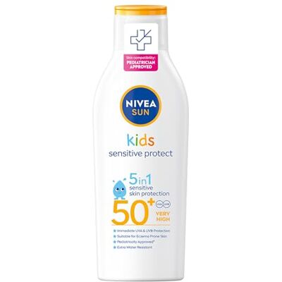 Nivea Children's Sun Lotion SPF 50 + Sun Kids (Pure & Sensitive Sun Lotion) 200 ml 200 ml Nivea Children's Sun Lotion SPF 50 + Sun Kids (Pure & Sensitive Sun Lotion) 200 ml 200 ml
