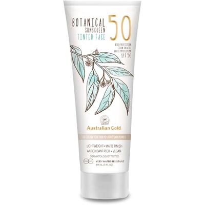 Australian Gold Botanical Tinted Face Fair-Light SPF50 89 ml Australian Gold Botanical Tinted Face Fair-Light SPF50 89 ml
