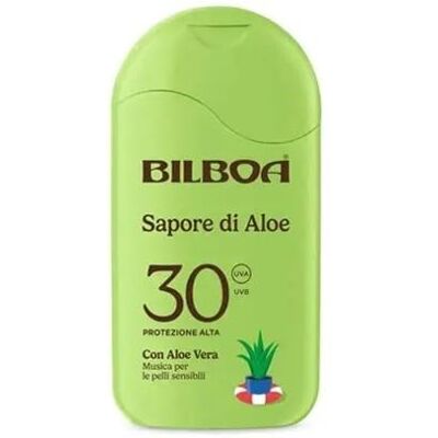 Bilboa saveur d'aloès lait spf 30 Bilboa saveur d'aloès lait spf 30