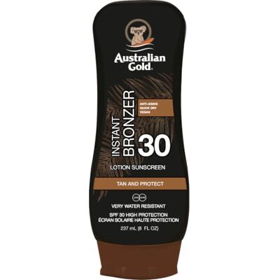 Australian Gold SPF 30 lotion + bronzer 237 ml Australian Gold SPF 30 lotion + bronzer 237 ml