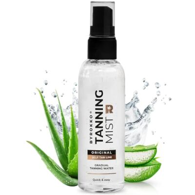 BYROKKO SHINEBROWN BYROKKO Gezichtsbruiningsnevel (100 ml) Natuurlijke bruiningsversneller progressieve zelfbruinende waterspray met aloë vera en glycerine effectief in ligstoelen en zon BYROKKO SHINEBROWN BYROKKO Gezichtsbruiningsnevel (100 ml) Natuurlijke bruiningsversneller progressieve zelfbruinende waterspray met aloë vera en glycerine effectief in ligstoelen en zon