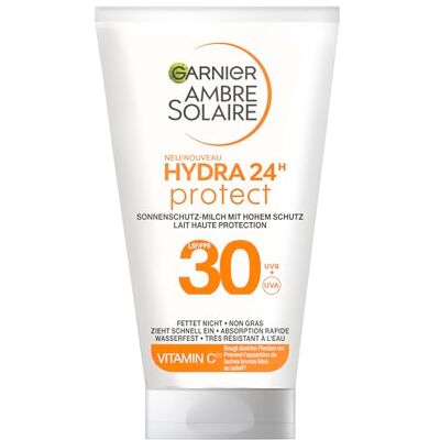 Garnier Ambre Solaire Crème Solaire Hydratant Protection Solaire Lait SPF 30, 50 ml Garnier Ambre Solaire Crème Solaire Hydratant Protection Solaire Lait SPF 30, 50 ml