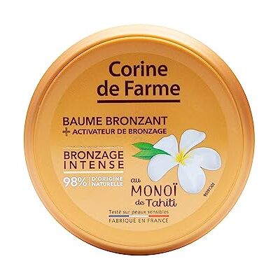Corine de Farme Bronzing Balm Intense bruiningsactivator met Monoï de Tahiti Accelerator zonder zelfbruinende middelen 100% Clean Beauty Pot 150 ml Gemaakt in Frankrijk Corine de Farme Bronzing Balm Intense bruiningsactivator met Monoï de Tahiti Accelerator zonder zelfbruinende middelen 100% Clean Beauty Pot 150 ml Gemaakt in Frankrijk