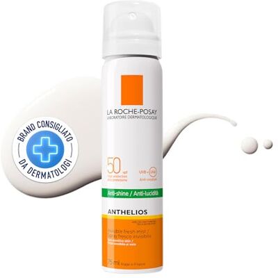La Roche-Posay La Roche Posay Gezichtsspray SPF50, anti-glans, hydrateert en beschermt, onzichtbaar, geparfumeerd, geschikt voor de gevoelige huid, anthelie, onzichtbaar, 75 ml La Roche-Posay La Roche Posay Gezichtsspray SPF50, anti-glans, hydrateert en beschermt, onzichtbaar, geparfumeerd, geschikt voor de gevoelige huid, anthelie, onzichtbaar, 75 ml