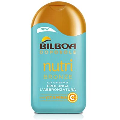 Bilboa , Voedende aftersun nutribrons met vitamine C na de zon hydraterend en voedend, ideaal voor het langdurig behoud van de bruining voor alle huidtypes getest Bilboa , Voedende aftersun nutribrons met vitamine C na de zon hydraterend en voedend, ideaal voor het langdurig behoud van de bruining voor alle huidtypes getest