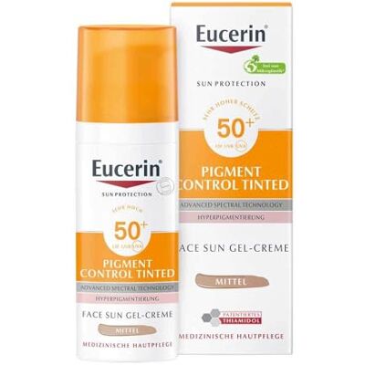 Eucerin Sun Protection Pigment Control Gel Cream SPF50+, getint, 50 ml Eucerin Sun Protection Pigment Control Gel Cream SPF50+, getint, 50 ml