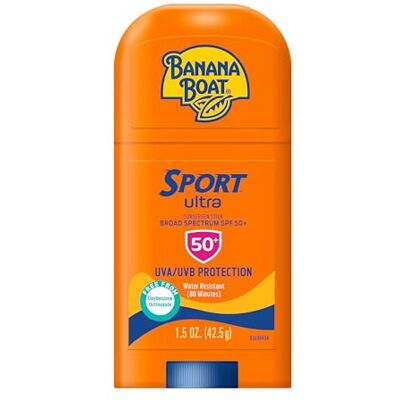 BANANA BOAT Ultra Sport Zonnebrandstok, nieuwe look, SPF 50+, 1,5 oz BANANA BOAT Ultra Sport Zonnebrandstok, nieuwe look, SPF 50+, 1,5 oz