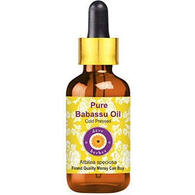 Deve Herbes Babassu Pure Olie (Attalea speciosa) met glazen druppelaar, natuurlijke therapeutische kwaliteit, koudgeperst, 50 ml Deve Herbes Babassu Pure Olie (Attalea speciosa) met glazen druppelaar, natuurlijke therapeutische kwaliteit, koudgeperst, 50 ml