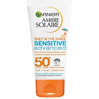 Garnier Baby in the Shade de Ambre Solaire hydraterende melk, zeer hoge bescherming FPS50+ Garnier Baby in the Shade de Ambre Solaire hydraterende melk, zeer hoge bescherming FPS50+
