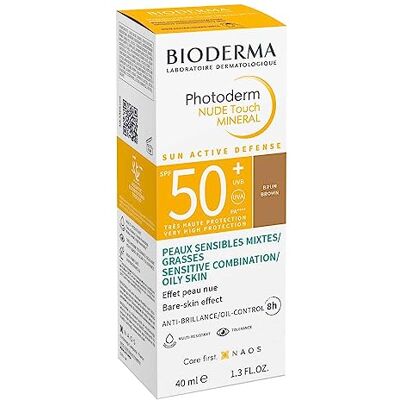 Bioderma Photoderm Nude Touch Mineral FPS50+ Brons Nude Effect 40 ml Bioderma Photoderm Nude Touch Mineral FPS50+ Brons Nude Effect 40 ml