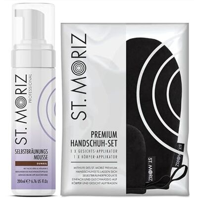 ST. MORIZ Professioneel schuim + hoogwaardige applicatorset (donker) ST. MORIZ Professioneel schuim + hoogwaardige applicatorset (donker)