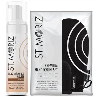 ST. MORIZ Professioneel schuim + hoogwaardige applicatorset (medium) ST. MORIZ Professioneel schuim + hoogwaardige applicatorset (medium)