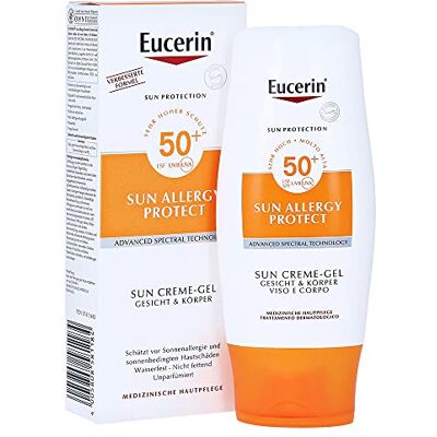 Eucerin Sun Protection Allergy Protect Sun Crème Gel SPF 50, 150 ml, crème Eucerin Sun Protection Allergy Protect Sun Crème Gel SPF 50, 150 ml, crème