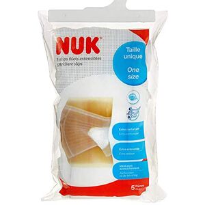 NUK Wegwerpslip, rekbaar, Eén maat, wit, 5 stuks NUK Wegwerpslip, rekbaar, Eén maat, wit, 5 stuks