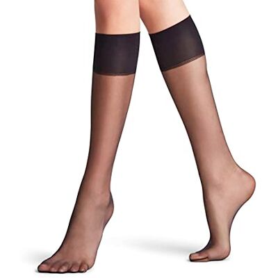 Falke femme Shelina 12 DEN mi-bas long ultra-transparent effet voile uni élégant avec légère scintillance bords souples sans pression sur le mollet fil fin doux 1 paire 39-42 Falke femme Shelina 12 DEN mi-bas long ultra-transparent effet voile uni élégant avec légère scintillance bords souples sans pression sur le mollet fil fin doux 1 paire 39-42