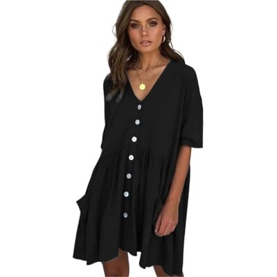 WJLYDM Casual zomerjurk met korte mouwen, breed, voor zwangerschap, voor zwangere vrouwen, zwangerschapsjurken WJLYDM Casual zomerjurk met korte mouwen, breed, voor zwangerschap, voor zwangere vrouwen, zwangerschapsjurken