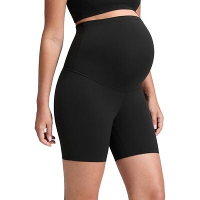 CRZ YOGA Butterluxe zwangerschapsbroek voor dames, yoga, op de buik, training, atletische fietslegging, 15 cm, zwart, 42 42 CRZ YOGA Butterluxe zwangerschapsbroek voor dames, yoga, op de buik, training, atletische fietslegging, 15 cm, zwart, 42 42