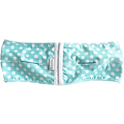 Ameda PumpEase handsfree pompbeha met exclusief aqua dot-patroon, maat XL, handsfree pompbeha voor borstvoeding en pompende moeders, machinewasbaar, duurzaam, modieus stippenpatroon Ameda PumpEase handsfree pompbeha met exclusief aqua dot-patroon, maat XL, handsfree pompbeha voor borstvoeding en pompende moeders, machinewasbaar, duurzaam, modieus stippenpatroon