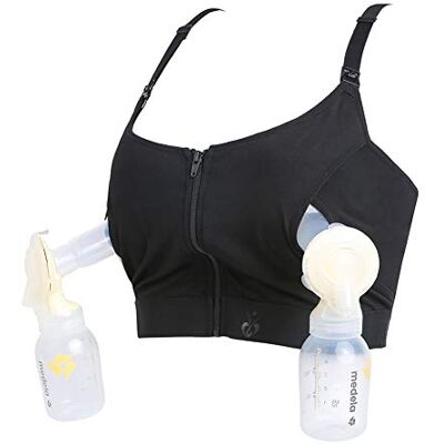 Mallalah Laits Bustier handsfree beha, zwangerschap, zacht, borstvoedingsarm, katoen, comfortabel, maat naar keuze, zwart. Mallalah Laits Bustier handsfree beha, zwangerschap, zacht, borstvoedingsarm, katoen, comfortabel, maat naar keuze, zwart.