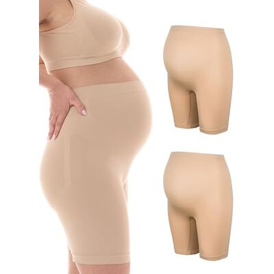 Herzmutter Zwangerschapsslip Zwangerschapsslip naadloze ondersteuning zwangerschapsondergoed boxershorts voor zwangere vrouwen 5500, beige 2 x, M-L M-L Herzmutter Zwangerschapsslip Zwangerschapsslip naadloze ondersteuning zwangerschapsondergoed boxershorts voor zwangere vrouwen 5500, beige 2 x, M-L M-L