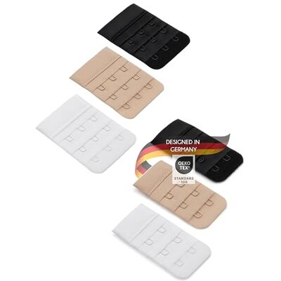 Herzmutter BH Extension Pack van 3 of 6 BH Extender Bra Extension Universeel Praktisch 2 of 3 Haken 9000 (2 en 3 Haken 6 stuks) Eén maat Herzmutter BH Extension Pack van 3 of 6 BH Extender Bra Extension Universeel Praktisch 2 of 3 Haken 9000 (2 en 3 Haken 6 stuks) Eén maat