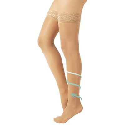 CALZITALY Medische ondersteuningskousen met gegradueerde compressie, middelgroot, 10-14 mm/Hg, zwart, beige, S, M, L, XL, 70 DEN, Made in Italy L CALZITALY Medische ondersteuningskousen met gegradueerde compressie, middelgroot, 10-14 mm/Hg, zwart, beige, S, M, L, XL, 70 DEN, Made in Italy L