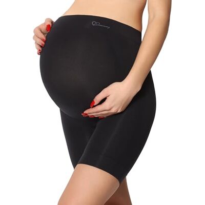 Be Mammy Vrouwen Zwangerschapskleding Hoge Taille Zwangerschap Shorts Zonder Zijnaden Zwangerschap Ondergoed 06 15, zwart., XL XL Be Mammy Vrouwen Zwangerschapskleding Hoge Taille Zwangerschap Shorts Zonder Zijnaden Zwangerschap Ondergoed 06 15, zwart., XL XL