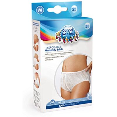 Canpol babies 9/598 verpakking van 5 wegwerp perinatale slips, maat M Canpol babies 9/598 verpakking van 5 wegwerp perinatale slips, maat M