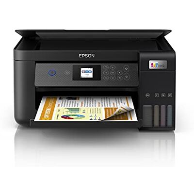 Epson EcoTank ET-2851 multifunctionele printer A4, navulbare tanks met hoge capaciteit, 5 flessen inbegrepen gelijk aan 14000 pag B/N 5200 pag, kleur, lcd-display Epson EcoTank ET-2851 multifunctionele printer A4, navulbare tanks met hoge capaciteit, 5 flessen inbegrepen gelijk aan 14000 pag B/N 5200 pag, kleur, lcd-display