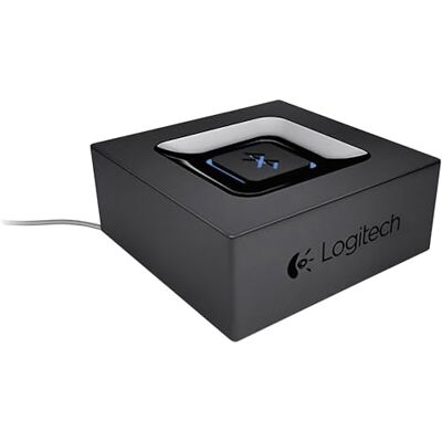 Logitech Draadloze audio-ontvanger, bluetooth-adapter voor pc/Mac/smartphone/tablet/AV-ontvanger, 3,5 mm en RCA-uitgangen voor luidsprekers, eenvoudige koppeling, multi-apparaten, EU-stekker Adaptateur Bluetooth Enceinte PC/Mac/Smartphone/Tablette/Récep Logitech Draadloze audio-ontvanger, bluetooth-adapter voor pc/Mac/smartphone/tablet/AV-ontvanger, 3,5 mm en RCA-uitgangen voor luidsprekers, eenvoudige koppeling, multi-apparaten, EU-stekker Adaptateur Bluetooth Enceinte PC/Mac/Smartphone/Tablette/Récep