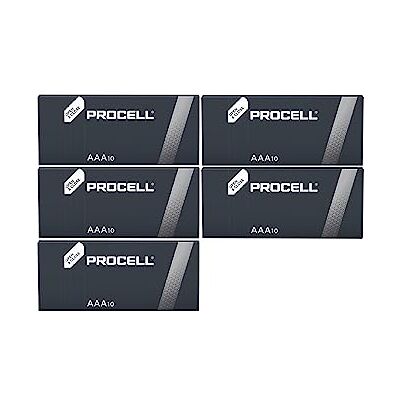 Duracell 50 x Procell AAA Mini Stylus (5 x 10 batterijen) 50 batterijen (LR03/MINI PEN/MICRO) Duracell 50 x Procell AAA Mini Stylus (5 x 10 batterijen) 50 batterijen (LR03/MINI PEN/MICRO)