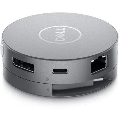 Dell DA310, 7-in-1 USB-C adapter (USB-C : 4K (3840 x 2160) @ 30Hz, VGA FHD (1920 x 1080) @ 60 Hz, HDMI 2.0 tot 4K @60Hz, DisplayPort tot 4K @ 60Hz, RJ45, USB-A 3.1, 3 jaar service. ce) antraciet Dell DA310, 7-in-1 USB-C adapter (USB-C : 4K (3840 x 2160) @ 30Hz, VGA FHD (1920 x 1080) @ 60 Hz, HDMI 2.0 tot 4K @60Hz, DisplayPort tot 4K @ 60Hz, RJ45, USB-A 3.1, 3 jaar service. ce) antraciet