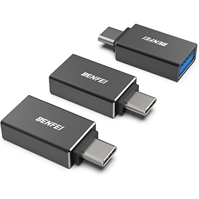 BENFEI USB C naar USB 3.0 adapter, 3 stuks USB C naar één mannelijke naar vrouwelijke adapter, compatibel met MacBook 2018 2017 2016, Samsung Galaxy Note 8, Galaxy S8 S8 + S9, Google Pixel, Nexus, BENFEI USB C naar USB 3.0 adapter, 3 stuks USB C naar één mannelijke naar vrouwelijke adapter, compatibel met MacBook 2018 2017 2016, Samsung Galaxy Note 8, Galaxy S8 S8 + S9, Google Pixel, Nexus,
