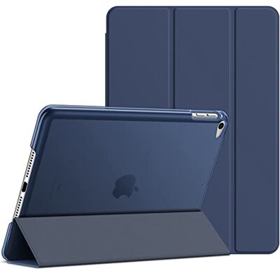 JETech Beschermhoes voor iPad mini 5e generatie 7,9 inch (2019 Beschermhoes met transparante achterkant, dun, houder met 3 kleppen, autoslaap-/wekfunctie, lichte schokbestendige JETech Beschermhoes voor iPad mini 5e generatie 7,9 inch (2019 Beschermhoes met transparante achterkant, dun, houder met 3 kleppen, autoslaap-/wekfunctie, lichte schokbestendige