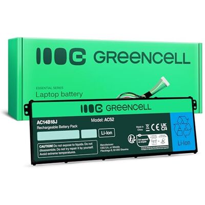 Green Cell GreenCell AC14B13J AC14B18J batterij voor Acer Aspire ES1-111M ES1-131 ES1-521 ES1-522 ES1-531 ES1-533 ES1-571 ES1-731 ES1-731G, Acer Chromebook 11 CB3-111 1 3 CB5-311, Acer Extensa 2519 Green Cell GreenCell AC14B13J AC14B18J batterij voor Acer Aspire ES1-111M ES1-131 ES1-521 ES1-522 ES1-531 ES1-533 ES1-571 ES1-731 ES1-731G, Acer Chromebook 11 CB3-111 1 3 CB5-311, Acer Extensa 2519