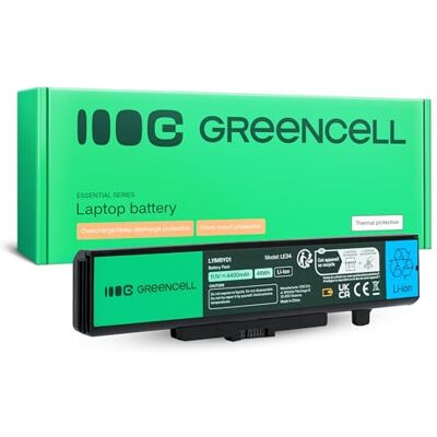 Green Cell L11S6Y01 L11L6Y01 L11M6Y01 voor Lenovo G500 G505 G510 G580 G585 G700 G710 G480, IdeaPad Y480 Y580 Z480 Z580 Z580 Z580 Z585 Per stuk 580 P585, 4400 mAh, 10,8 V/11,1 V Green Cell L11S6Y01 L11L6Y01 L11M6Y01 voor Lenovo G500 G505 G510 G580 G585 G700 G710 G480, IdeaPad Y480 Y580 Z480 Z580 Z580 Z580 Z585 Per stuk 580 P585, 4400 mAh, 10,8 V/11,1 V