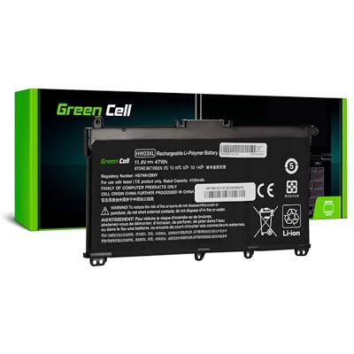 Green Cell HW03XL L97300-005 Laptop Batterij voor HP 250 G9 255 G8 255 G9 17-CN 17-CP Pavilion 15-EG 15-EG1103NW (4150mAh 11,4V zwart) Green Cell HW03XL L97300-005 Laptop Batterij voor HP 250 G9 255 G8 255 G9 17-CN 17-CP Pavilion 15-EG 15-EG1103NW (4150mAh 11,4V zwart)