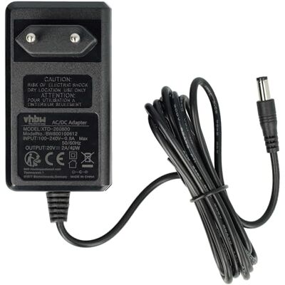 vhbw Oplader 220 V (20 V, 2 A), compatibel met Fujitsu-Siemens Amilo Mini UI3520, UI-3520 laptop vhbw Oplader 220 V (20 V, 2 A), compatibel met Fujitsu-Siemens Amilo Mini UI3520, UI-3520 laptop