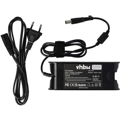 vhbw Oplader, voedingskabel 90 W, compatibel met Dell Latitude E5570, 131L, D420, D430, D810, X300 Notebook, laptop vhbw Oplader, voedingskabel 90 W, compatibel met Dell Latitude E5570, 131L, D420, D430, D810, X300 Notebook, laptop