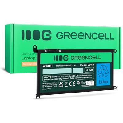 Green Cell Accu WDX0R WDXOR voor Dell Inspiron 13 5368 5378 5379 14 5482 15 5565 5567 5568 5570 5578 5579 7560 7570 17 5770 (3400 mAh, 11.4 V, 39 Wh, kleur: zwart) Green Cell Accu WDX0R WDXOR voor Dell Inspiron 13 5368 5378 5379 14 5482 15 5565 5567 5568 5570 5578 5579 7560 7570 17 5770 (3400 mAh, 11.4 V, 39 Wh, kleur: zwart)