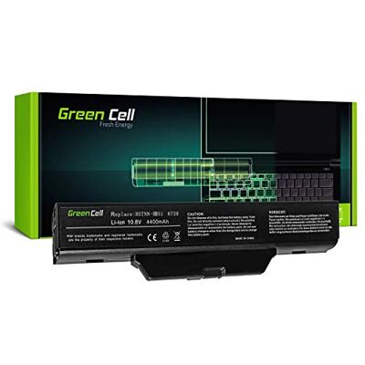 Green Cell Standaard Serie HSTNN-IB51/HSTNN-LB51/HSTNN-OB51 Laptop Batterij voor HP Compaq 550 610 615 6720s 6730s 6735s 6820s 6830s (6 cellen, 4400 mAh, 10,8 V, zwart) Green Cell Standaard Serie HSTNN-IB51/HSTNN-LB51/HSTNN-OB51 Laptop Batterij voor HP Compaq 550 610 615 6720s 6730s 6735s 6820s 6830s (6 cellen, 4400 mAh, 10,8 V, zwart)